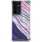 Violet Watercolor Geode Galaxy S21 Ultra 5G Clear Case